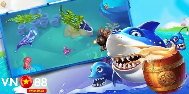Đa dạng các loại cá và phần thưởng trong game bắn cá